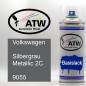 Preview: Volkswagen, Silbergrau Metallic 2C, 9055: 400ml Sprühdose, von ATW Autoteile West.